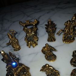 Solid Pewter Chess Pieces 