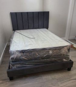 Queen Bed Frame And Mattress 