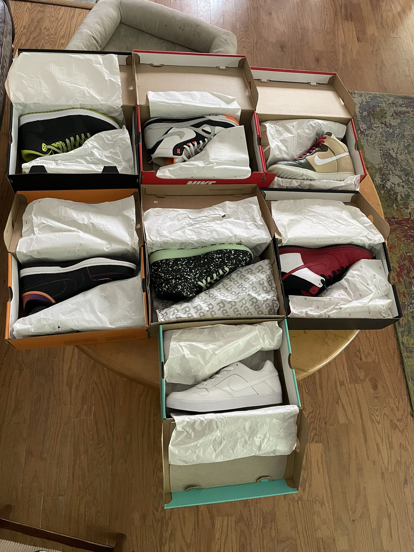 Sneaker Lot- Nike Dunks, Jordan, Reebok, Nike SB