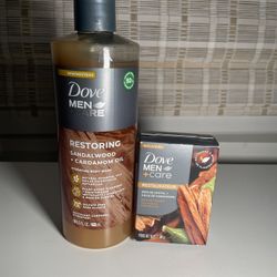 Dove Men Bodywash And Bar 