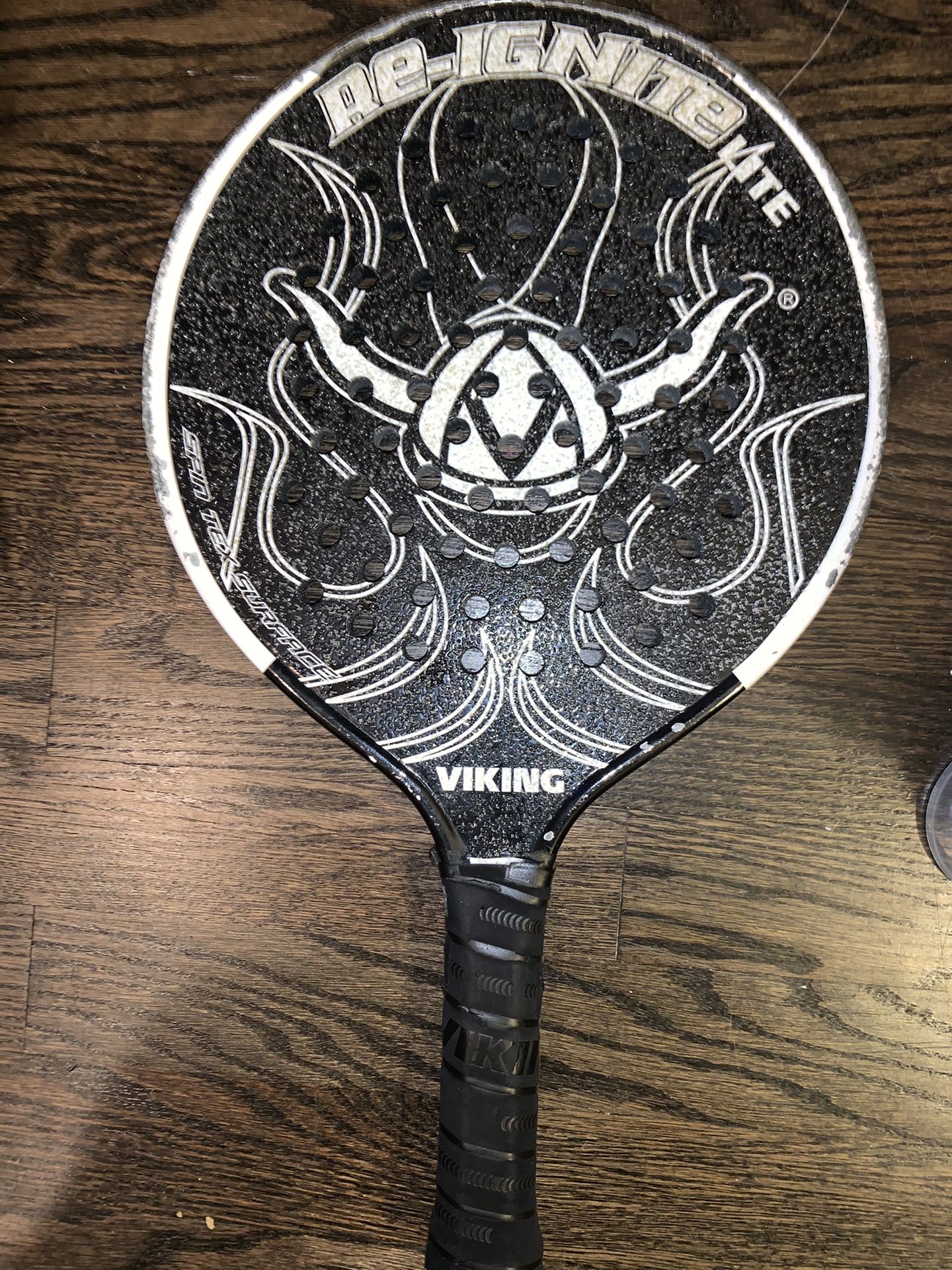 Viking Re-ignite lite paddle tennis racket black and white