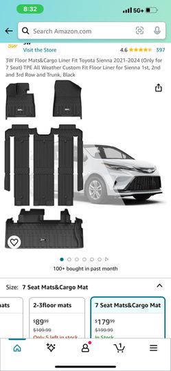 Toyota Sienna Floor Mats