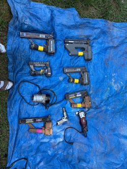 Air Tool Lot – Staplers, Nailers, Ratchet & More – Selling Everything Together