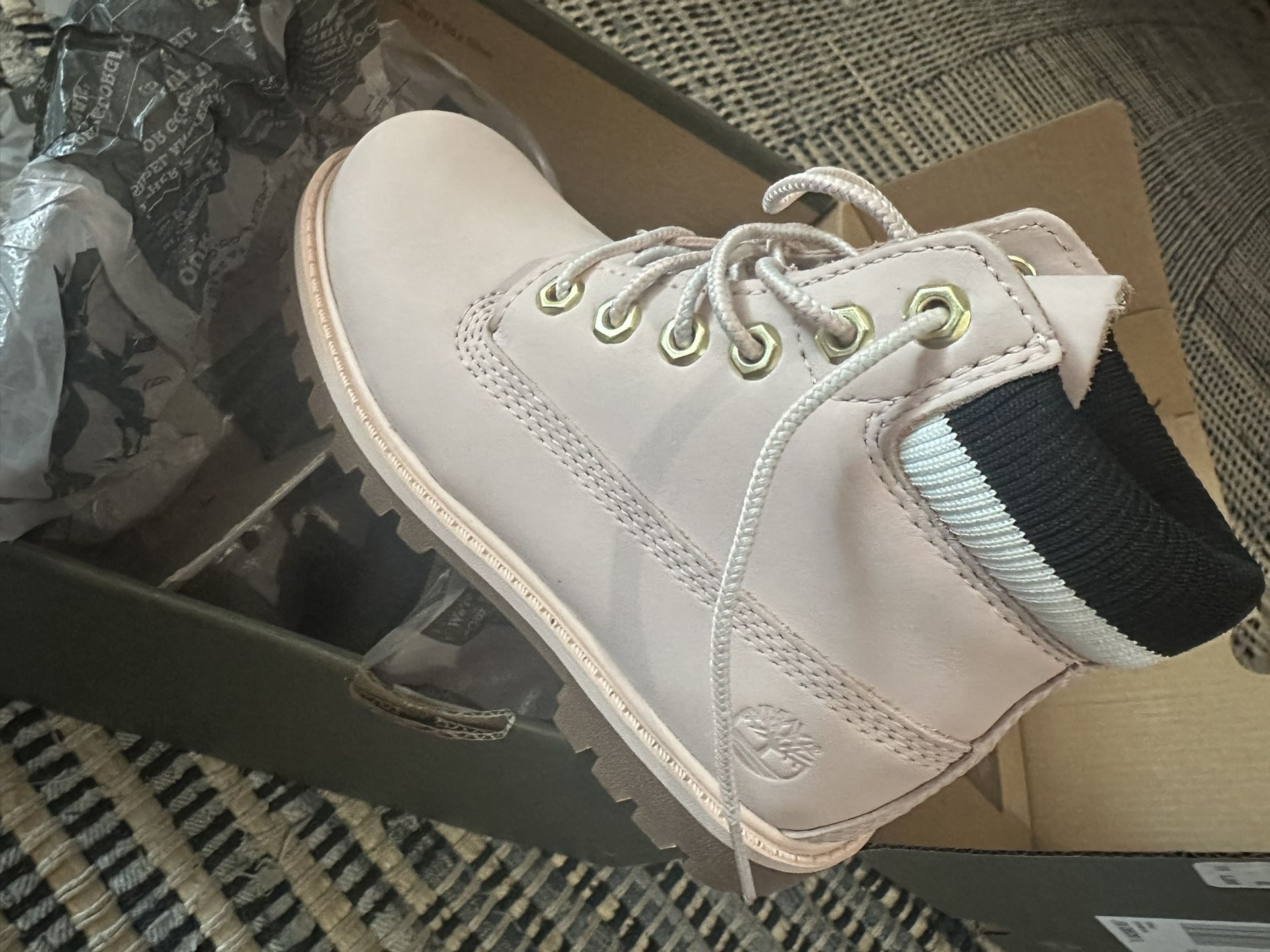 12c Brand New Pink Timberland Boots