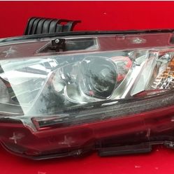 2016 2017 2018 HONDA CIVIC SEDAN LEFT HALOGEN/ LED HEADLIGHT TYC CAPA CERTIFIED