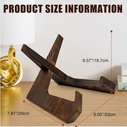 Cookbook Stand, Wooden Recipe Book Holder, Sturdy Cook Book Stand for Kitchen Counter, Reader-Friendly Cookbook Stand for Kit