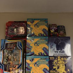 Pokemon ascended hero’s, booster packs and more