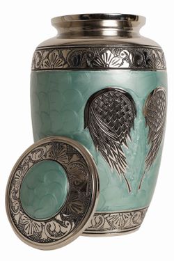 New Adult Cremation Urn – Angel Wings