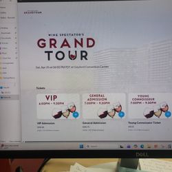 Wine Tasting TONIGHT - $400 TIX FOR $200