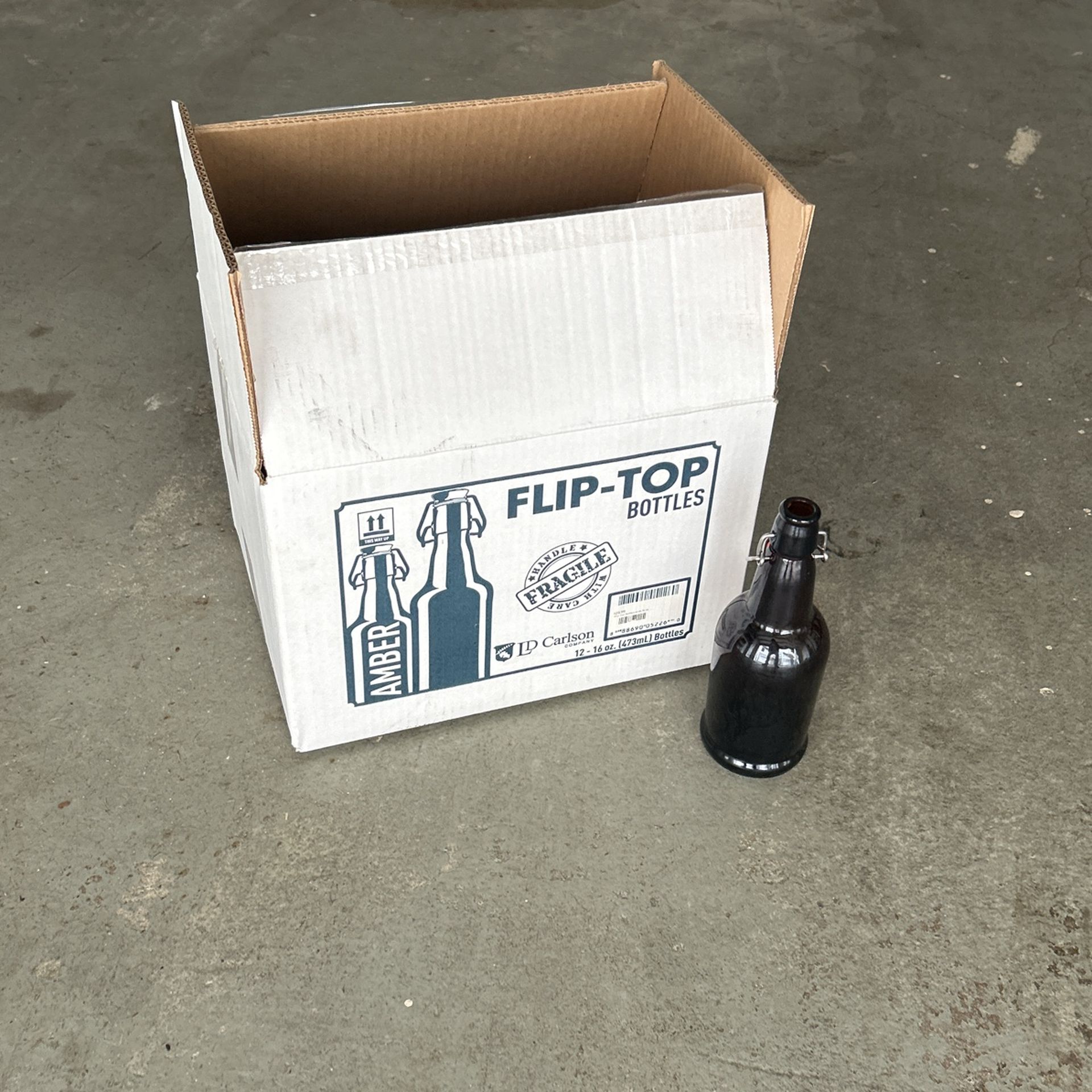 12 Grolch Flip-top Bottles