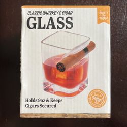 Whiskey & Cigar Glass