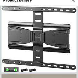 Ultra Slim TV Wall Mount 43-90 Inch Full Motion Swivel Tilt Dual Arm Bracket