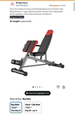 Weight bench multi function