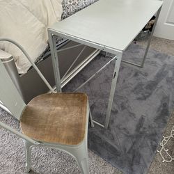Desk With Chair (Desk Folds)