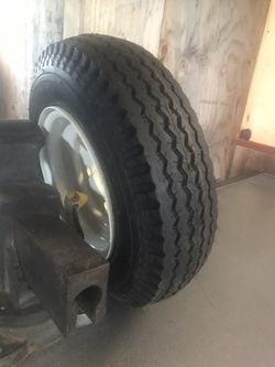 Trailer Tire & Wheel 4.80/4.00