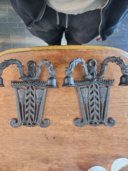 matching vintage candle holders