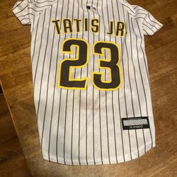 Dog Padres Jersey Size Large 