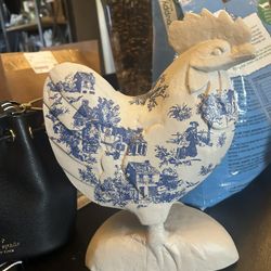 Hand Painted Ceramic Rooster