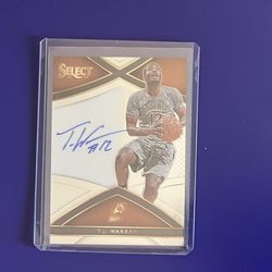 TJ Warren autographed Phoenix Suns Basketball Card