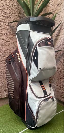 PING Traverse 14-Way Divider Golf Cart Bag w/7 Zipper Pockets