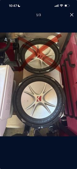 Single12” Kicker Cvr Subs