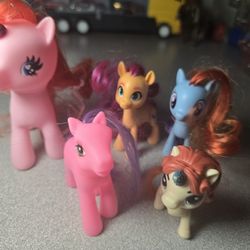 My Little Ponies Lot of 5