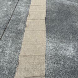 17 Burlap Table Runners 9ft X 17.5 Inches 