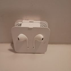 Apple EarPods with a Lightning connector. 