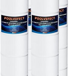 PF-07080 Pool Filter Cartridges 4 Pack – 115 sq.ft, Fits Jandy CL460 CV460, Unicel C-7468