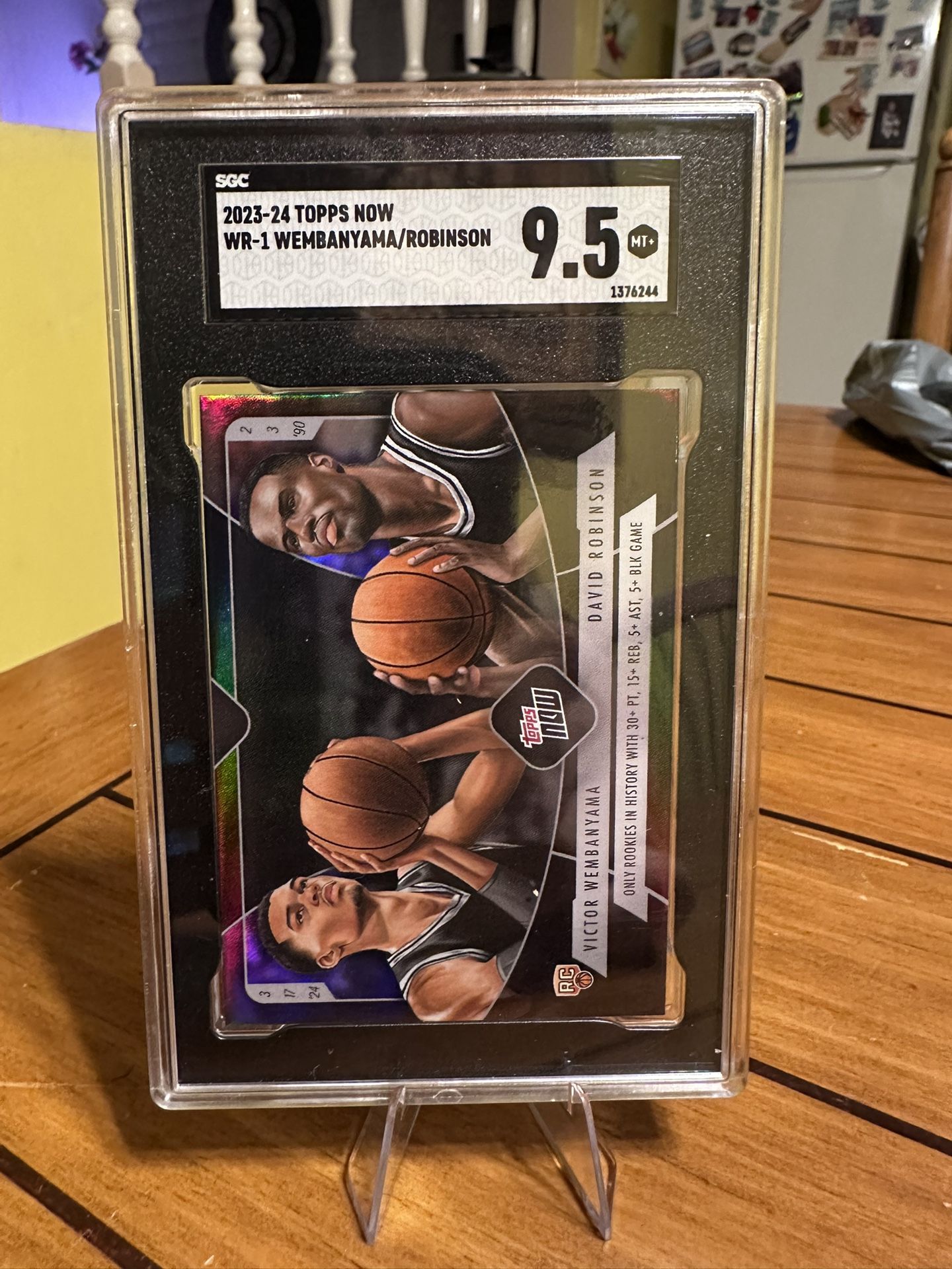 23-24 Wemby Rookie Cards Graded: SGC 9.5+ / SGC 10