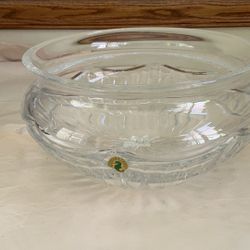 Waterford Crystal Bowl- Lead Crystal.  Made In Ireland - Large 10 Round Pompeii Bowl