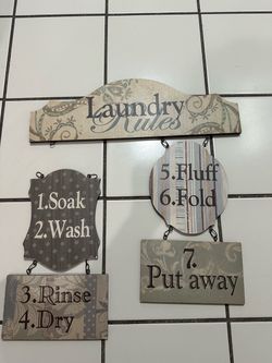 Decor for home Laundry