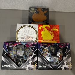 Pokemon ETB’s Arceus V Figure Collection