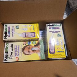 Brand New NEIL MED SET FOR EAR WAX REMOVAL AND POP BLOCK EARS
