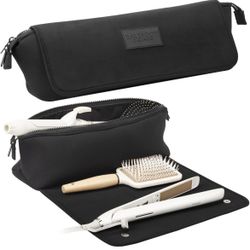 Barefoot Caribou Hair Tools Bag And Heat Resistant Mat