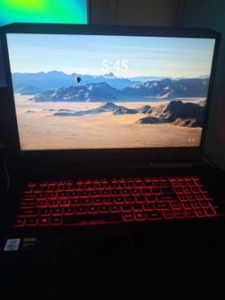 Acer nitro gaming laptop with charger