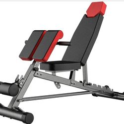 Multi-Functional FID Weight Bench for Full All-in-One Body Workout 
