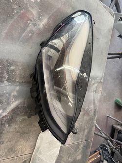 Tesla Model 3 Passenger Headlight OEM — Needs Mount Repair