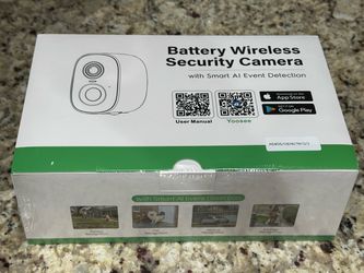 2-Pack Wireless Outdoor Security Cameras – 2K HD | Brand New