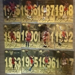 Michael Jordan 12 card set upper deck