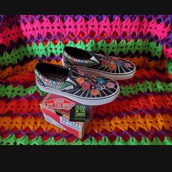 Dia de los Muertos Halloween Vans