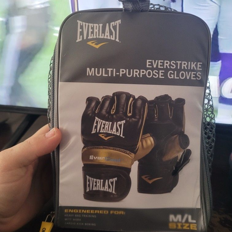 NEW Everlast M/L Men's Boxing Gloves
