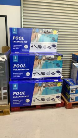 8pc cleaning Pool Kit $75
