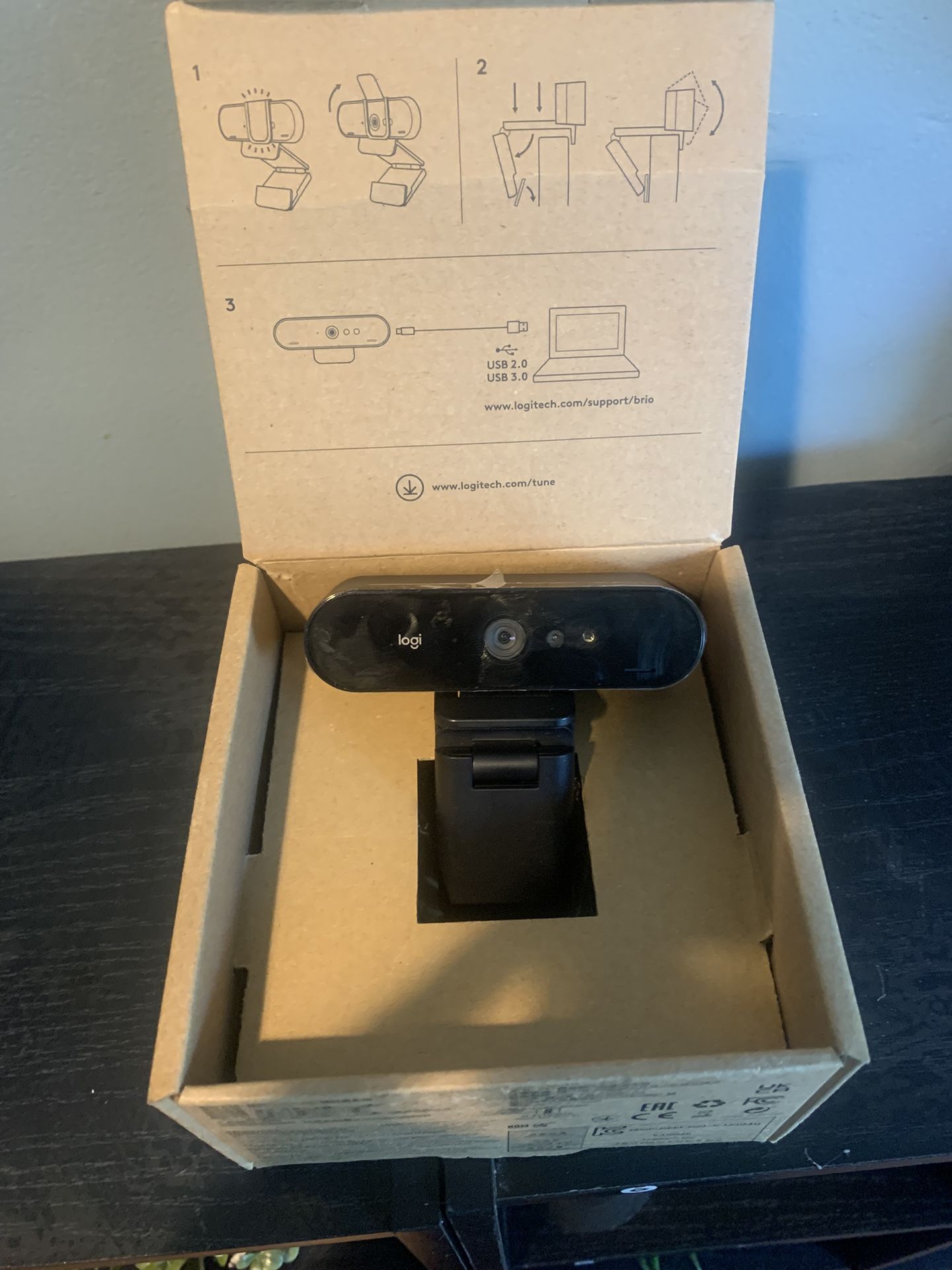 Logitech brio ultra HD Webcam