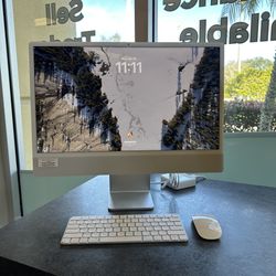24" iMac — 3.2GHz M1 16GB / 1 TB 8-Core (Silver)