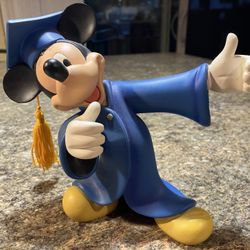 Graduate Mickey Mouse Figurine