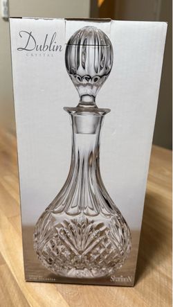 Dublin Crystal Wine Decanter with Stopper