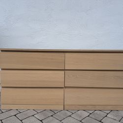 White Oak IKEA Dresser