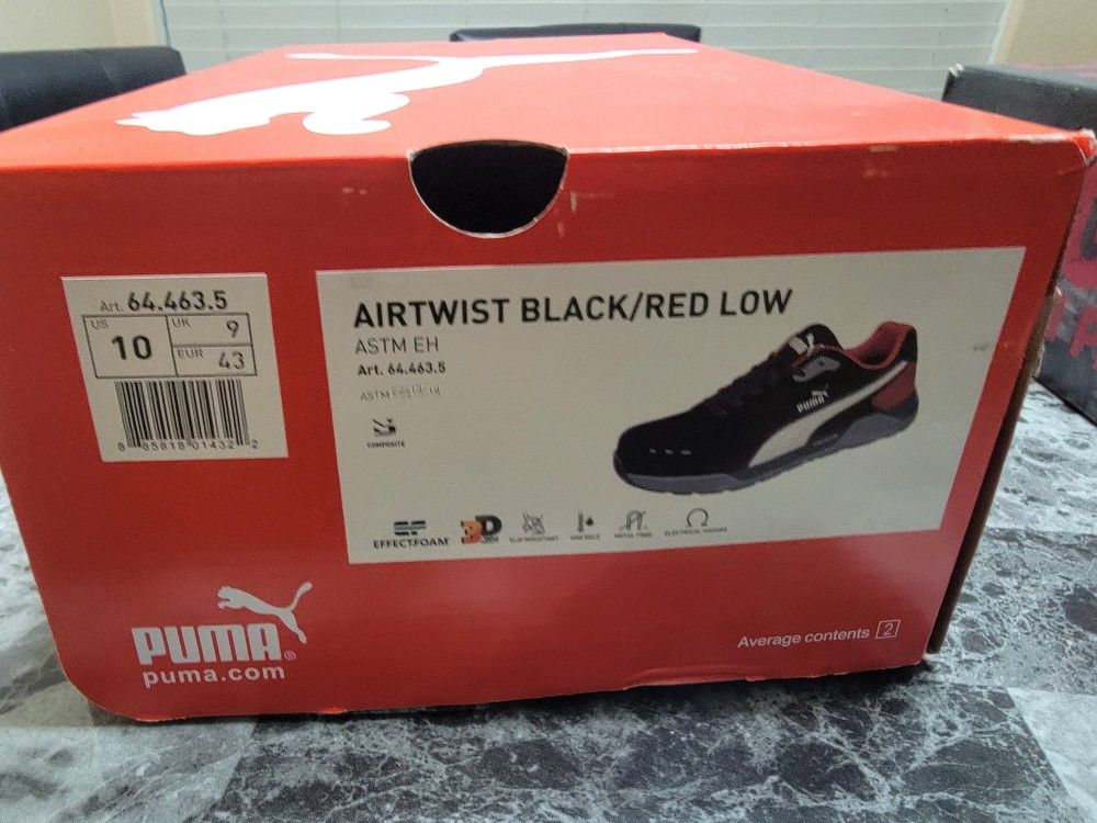 Pumas Stell Toe Shoe Size 10 