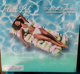 Tropical Flamingo Luxury Inflatable Pool Lounger 
$12 Each  (Three Available)